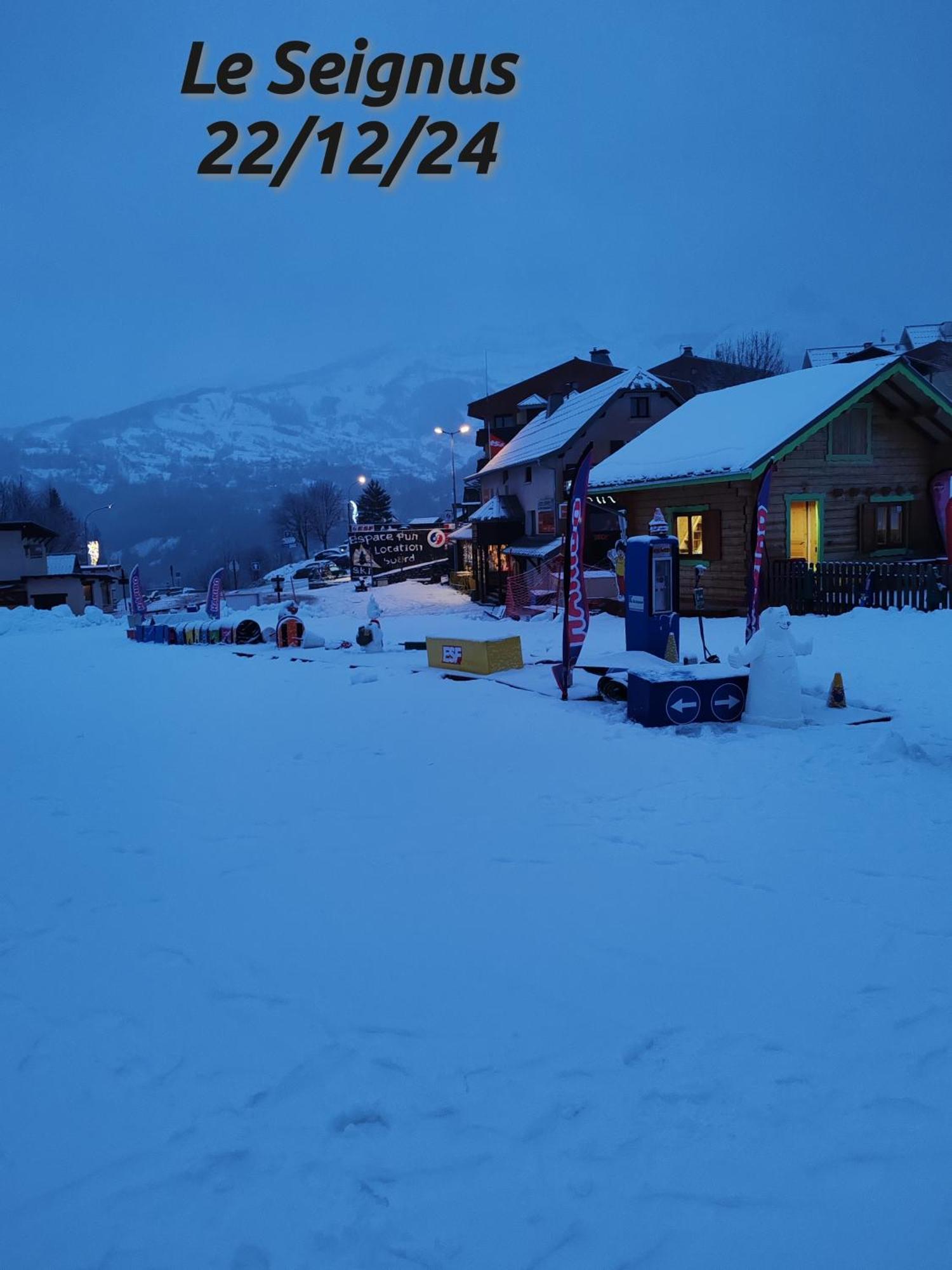 Studio Seignus D Allos Pieds Des Pistes Dış mekan fotoğraf